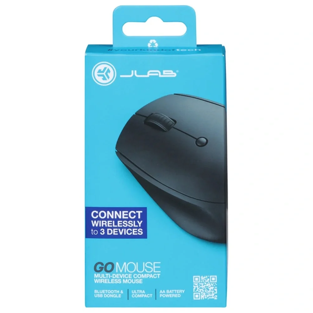 JLab Go Charge Black Wireless Mouse – NIB